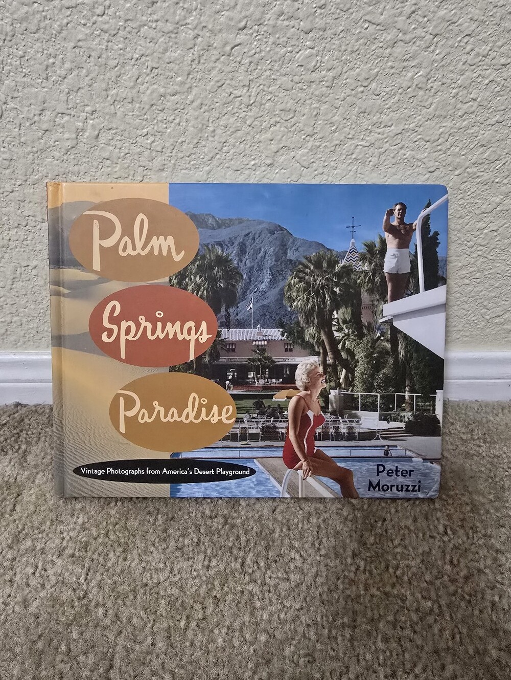 Palm Springs Paradise Hardcover Coffee Table Book - Retro Red & Blue Cover